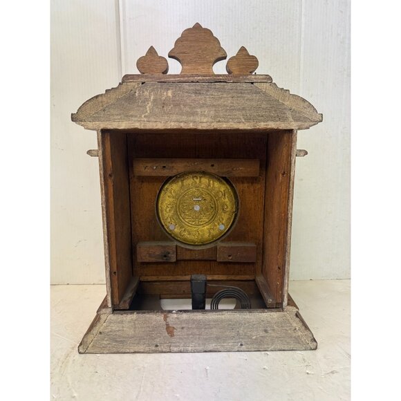 Antique Ingraham Victorian Eastlake Mantel Clock Case - Picture 5 of 7